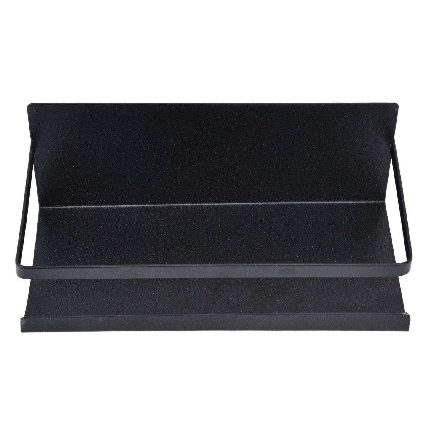 Kitchen Rack Space Saving Spice Shelf Organizer Magnetic Single Tier Iron for StorageBlack V1294-YM0523-3113220021712