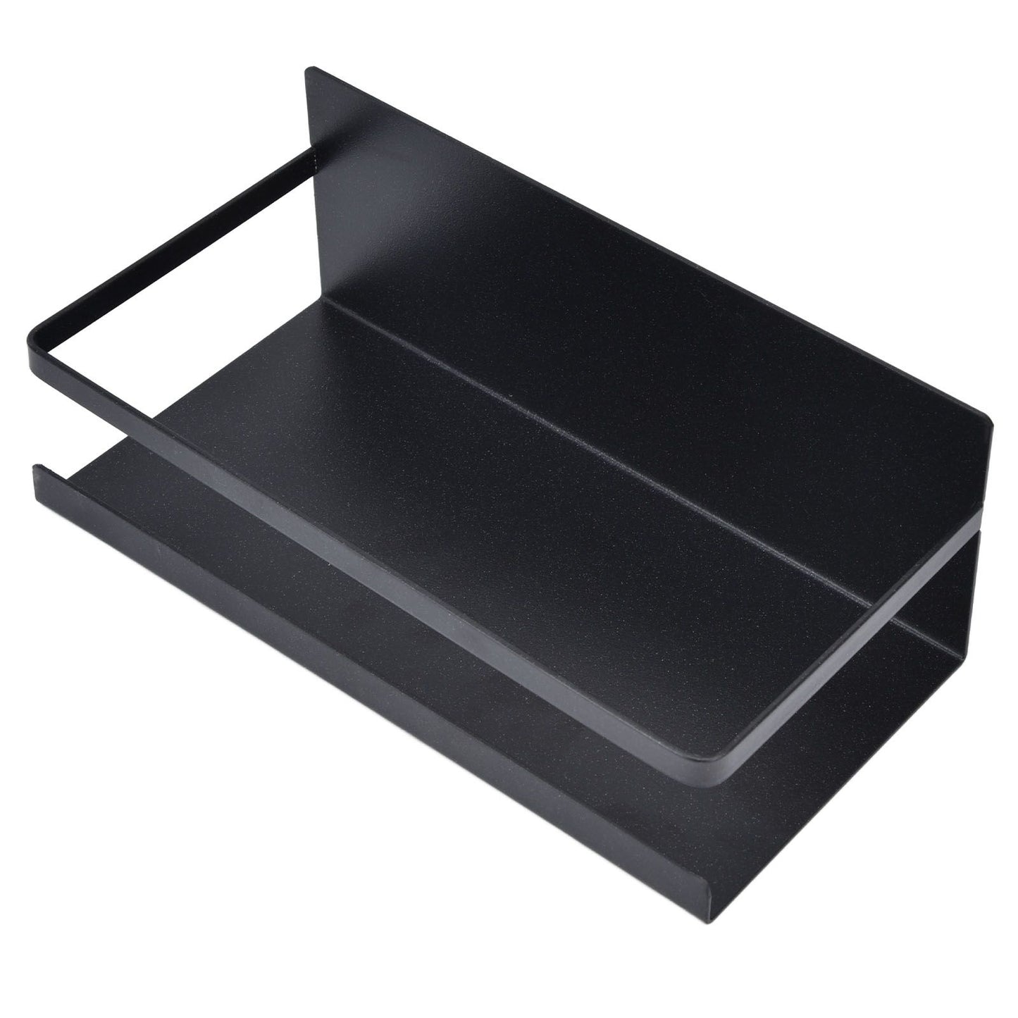 Kitchen Rack Space Saving Spice Shelf Organizer Magnetic Single Tier Iron for StorageBlack V1294-YM0523-3113220021712