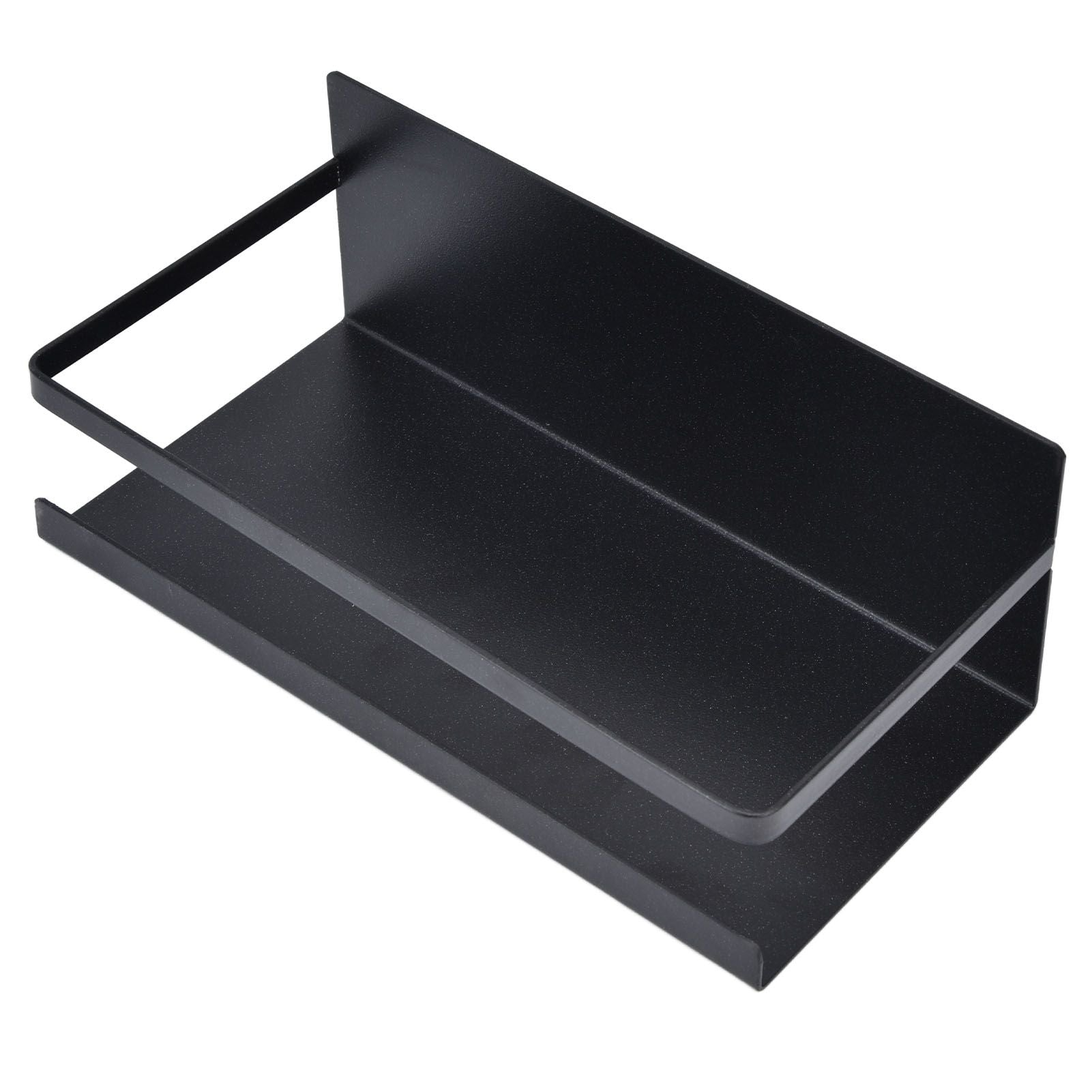 Kitchen Rack Space Saving Spice Shelf Organizer Magnetic Single Tier Iron for StorageBlack V1294-YM0523-3113220021712