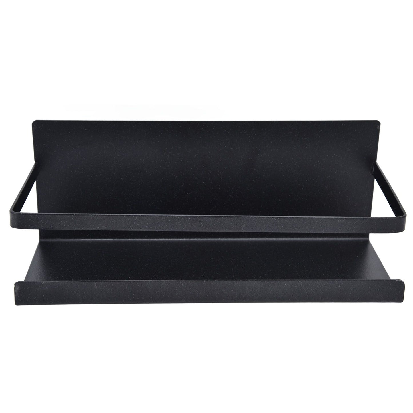 Kitchen Rack Space Saving Spice Shelf Organizer Magnetic Single Tier Iron for StorageBlack V1294-YM0523-3113220021712