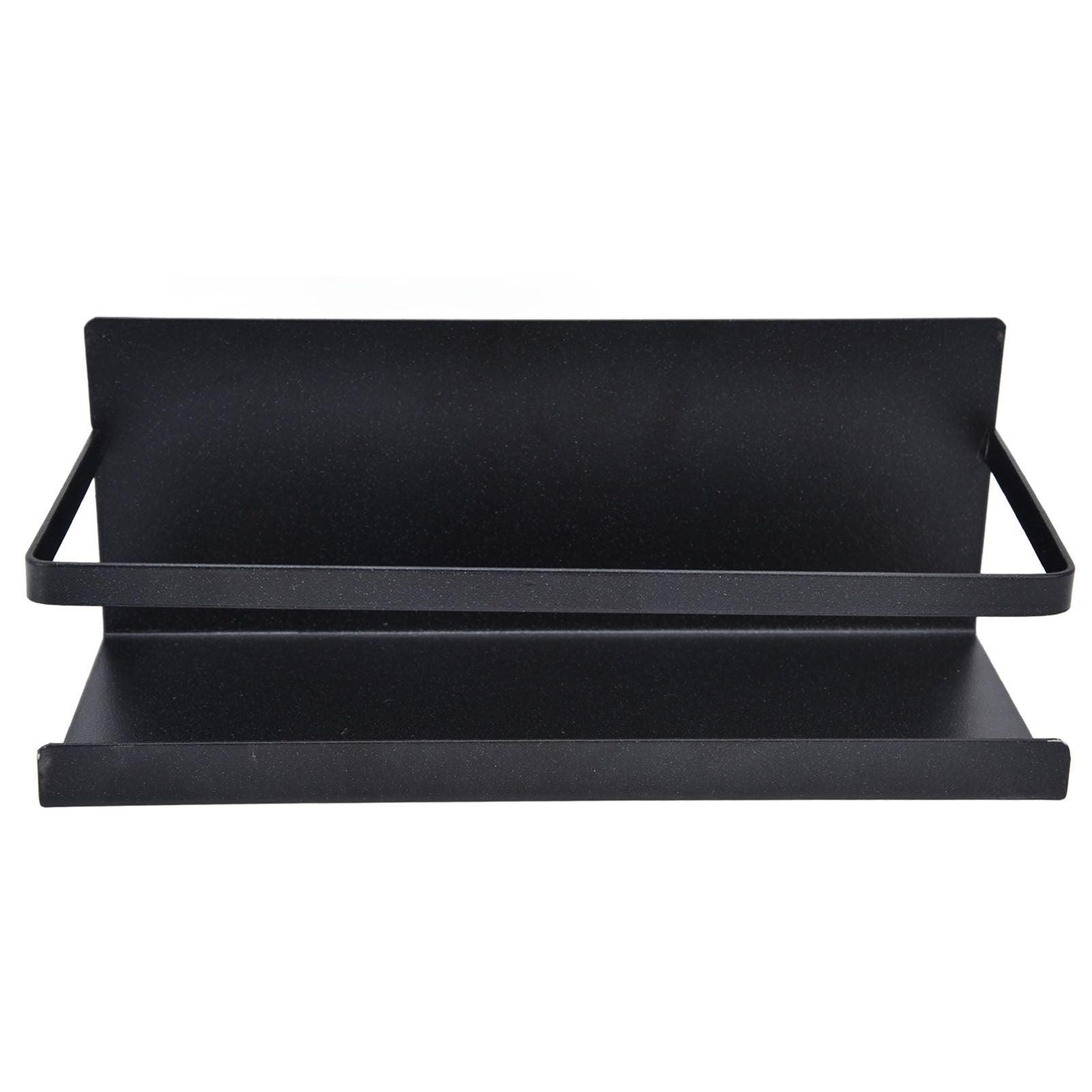 Kitchen Rack Space Saving Spice Shelf Organizer Magnetic Single Tier Iron for StorageBlack V1294-YM0523-3113220021712