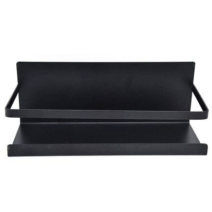Kitchen Rack Space Saving Spice Shelf Organizer Magnetic Single Tier Iron for StorageBlack V1294-YM0523-3113220021712