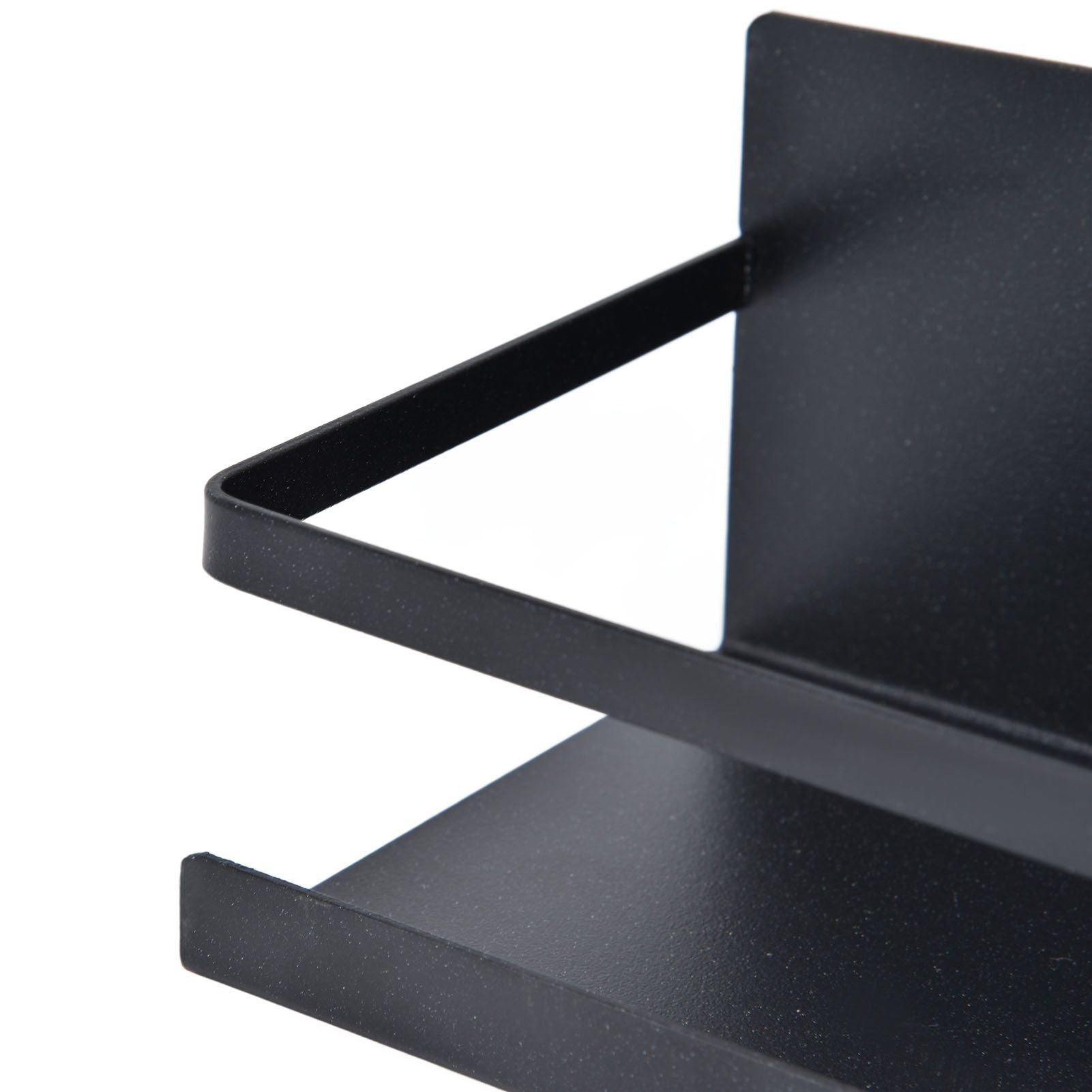 Kitchen Rack Space Saving Spice Shelf Organizer Magnetic Single Tier Iron for StorageBlack V1294-YM0523-3113220021712