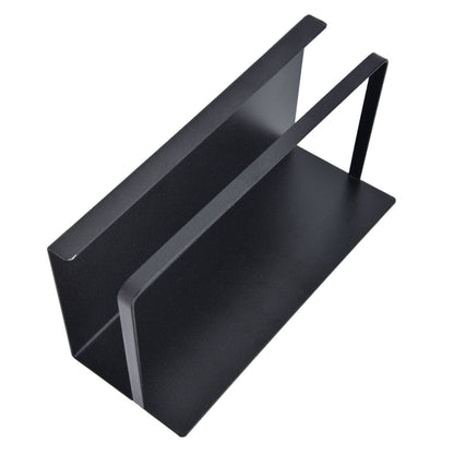 Kitchen Rack Space Saving Spice Shelf Organizer Magnetic Single Tier Iron for StorageBlack V1294-YM0523-3113220021712