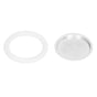 Coffee Pot Filter Sealing Ring and Filter Set Reusable Aluminum Filter Disc for Coffee Makingfor 3 People V1294-YM0523-3113220025511