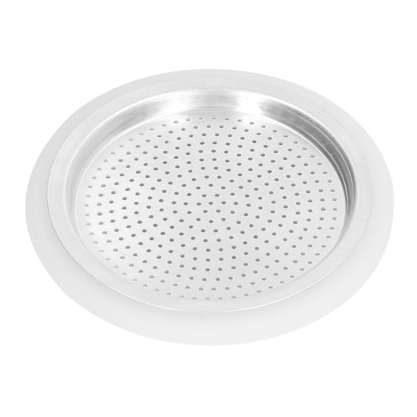 Coffee Pot Filter Sealing Ring and Filter Set Reusable Aluminum Filter Disc for Coffee Makingfor 3 People V1294-YM0523-3113220025511