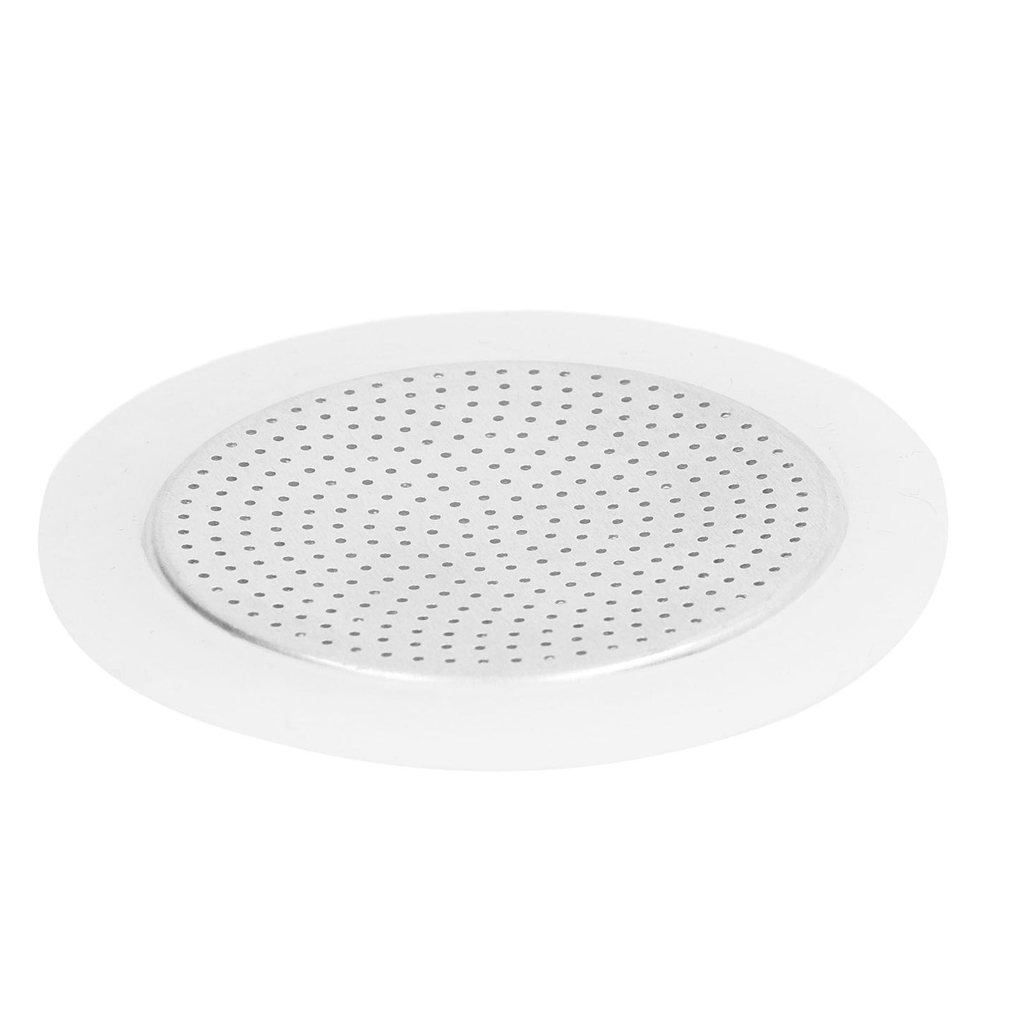 Coffee Pot Filter Sealing Ring and Filter Set Reusable Aluminum Filter Disc for Coffee Makingfor 3 People V1294-YM0523-3113220025511
