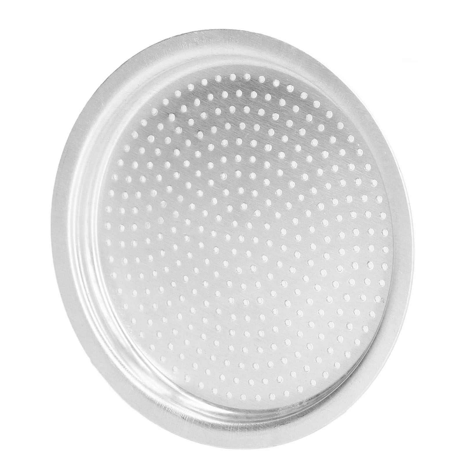Coffee Pot Filter Sealing Ring and Filter Set Reusable Aluminum Filter Disc for Coffee Makingfor 3 People V1294-YM0523-3113220025511
