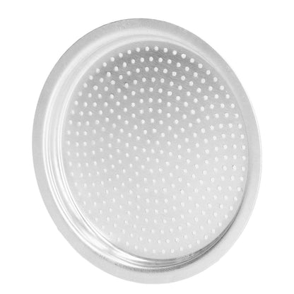 Coffee Pot Filter Sealing Ring and Filter Set Reusable Aluminum Filter Disc for Coffee Makingfor 3 People V1294-YM0523-3113220025511