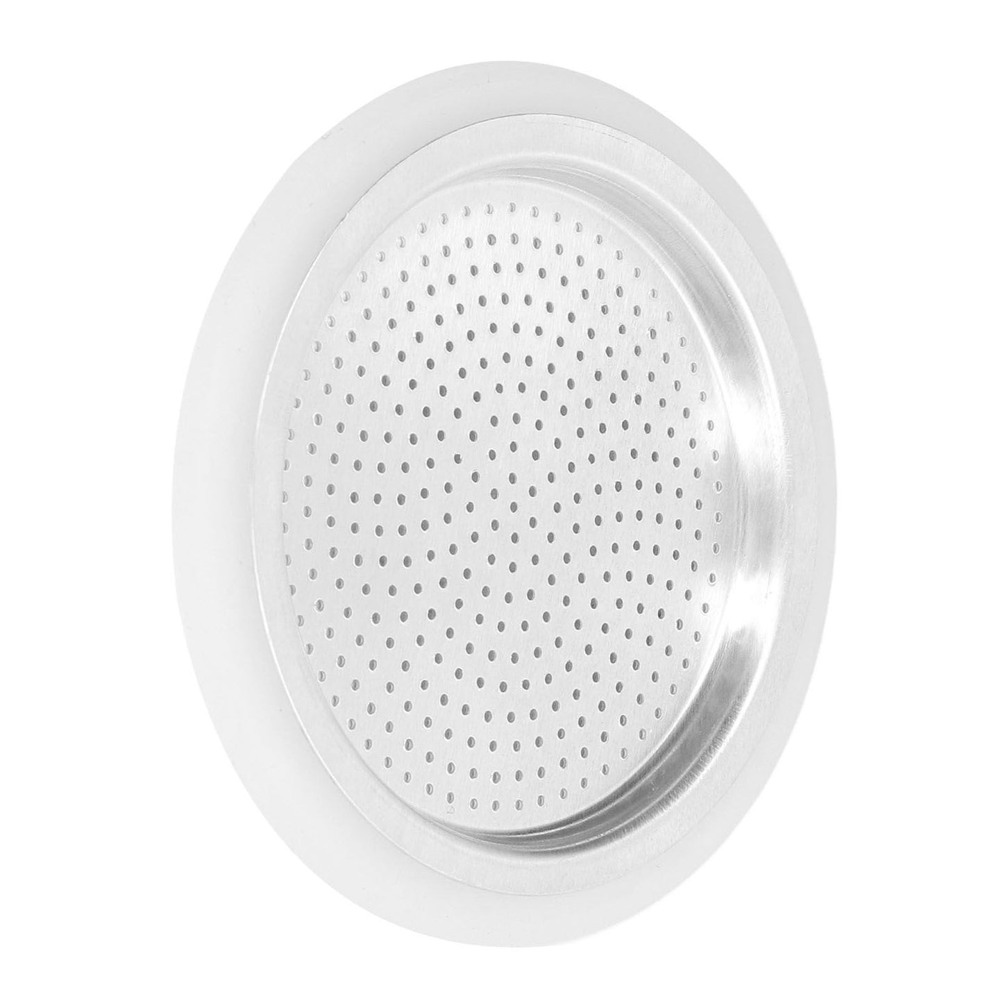 Coffee Pot Filter Sealing Ring and Filter Set Reusable Aluminum Filter Disc for Coffee Makingfor 3 People V1294-YM0523-3113220025511