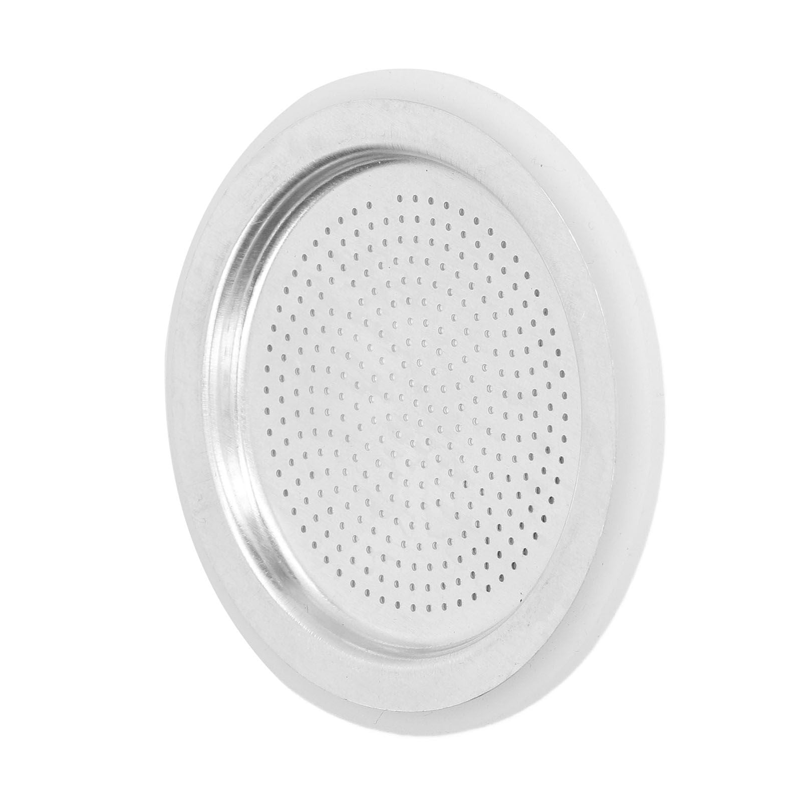 Coffee Pot Filter Sealing Ring and Filter Set Reusable Aluminum Filter Disc for Coffee Makingfor 6 People V1294-YM0523-3113220025512