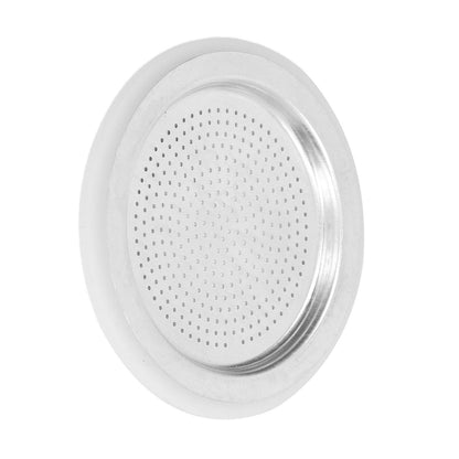 Coffee Pot Filter Sealing Ring and Filter Set Reusable Aluminum Filter Disc for Coffee Makingfor 6 People V1294-YM0523-3113220025512