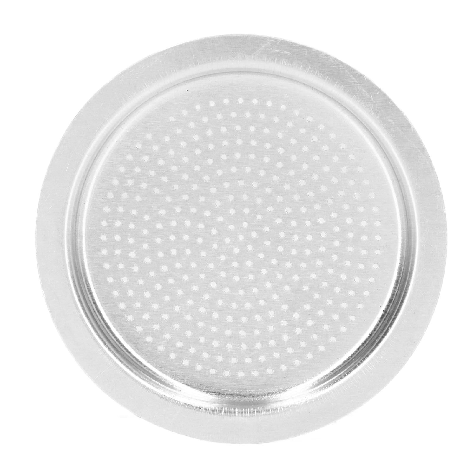 Coffee Pot Filter Sealing Ring and Filter Set Reusable Aluminum Filter Disc for Coffee Makingfor 6 People V1294-YM0523-3113220025512