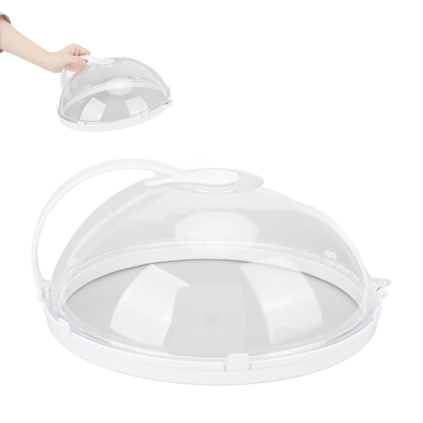 Microwave Splatter Cover Portable Oil Proof Splashproof Microwave Oven Heating Special Cover Kitchen Supplies V1294-YM0523-3113220025611