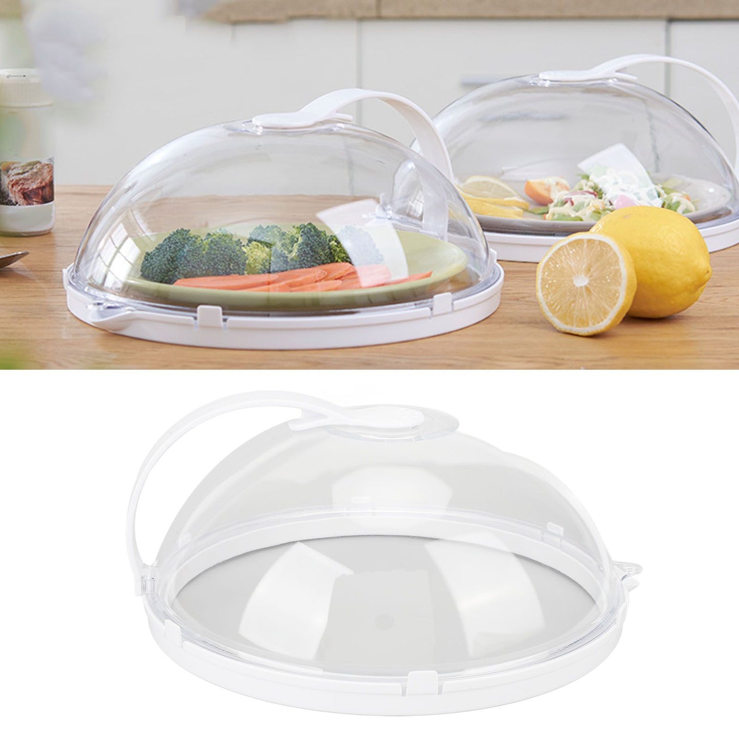 Microwave Splatter Cover Portable Oil Proof Splashproof Microwave Oven Heating Special Cover Kitchen Supplies V1294-YM0523-3113220025611