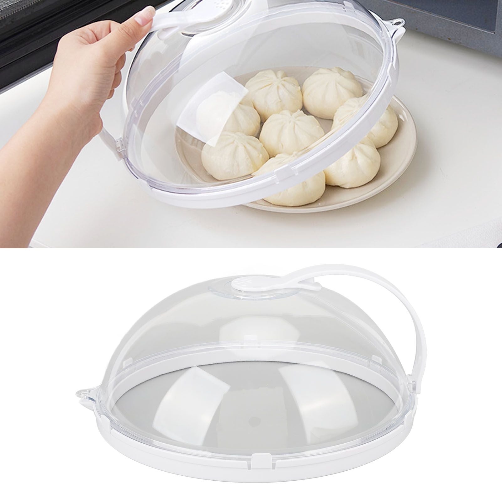 Microwave Splatter Cover Portable Oil Proof Splashproof Microwave Oven Heating Special Cover Kitchen Supplies V1294-YM0523-3113220025611