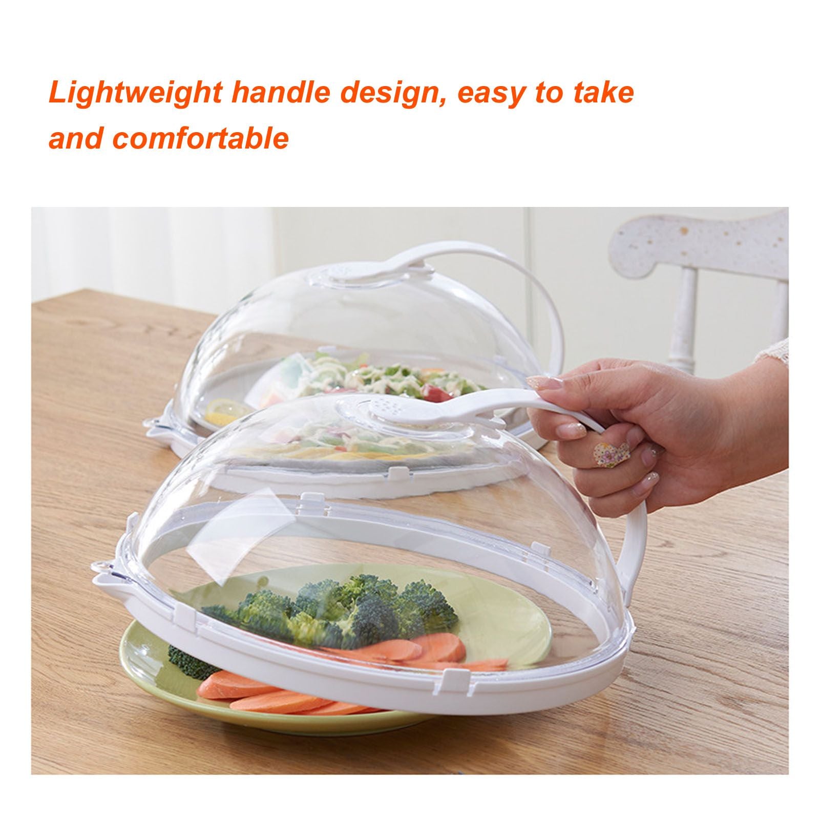 Microwave Splatter Cover Portable Oil Proof Splashproof Microwave Oven Heating Special Cover Kitchen Supplies V1294-YM0523-3113220025611
