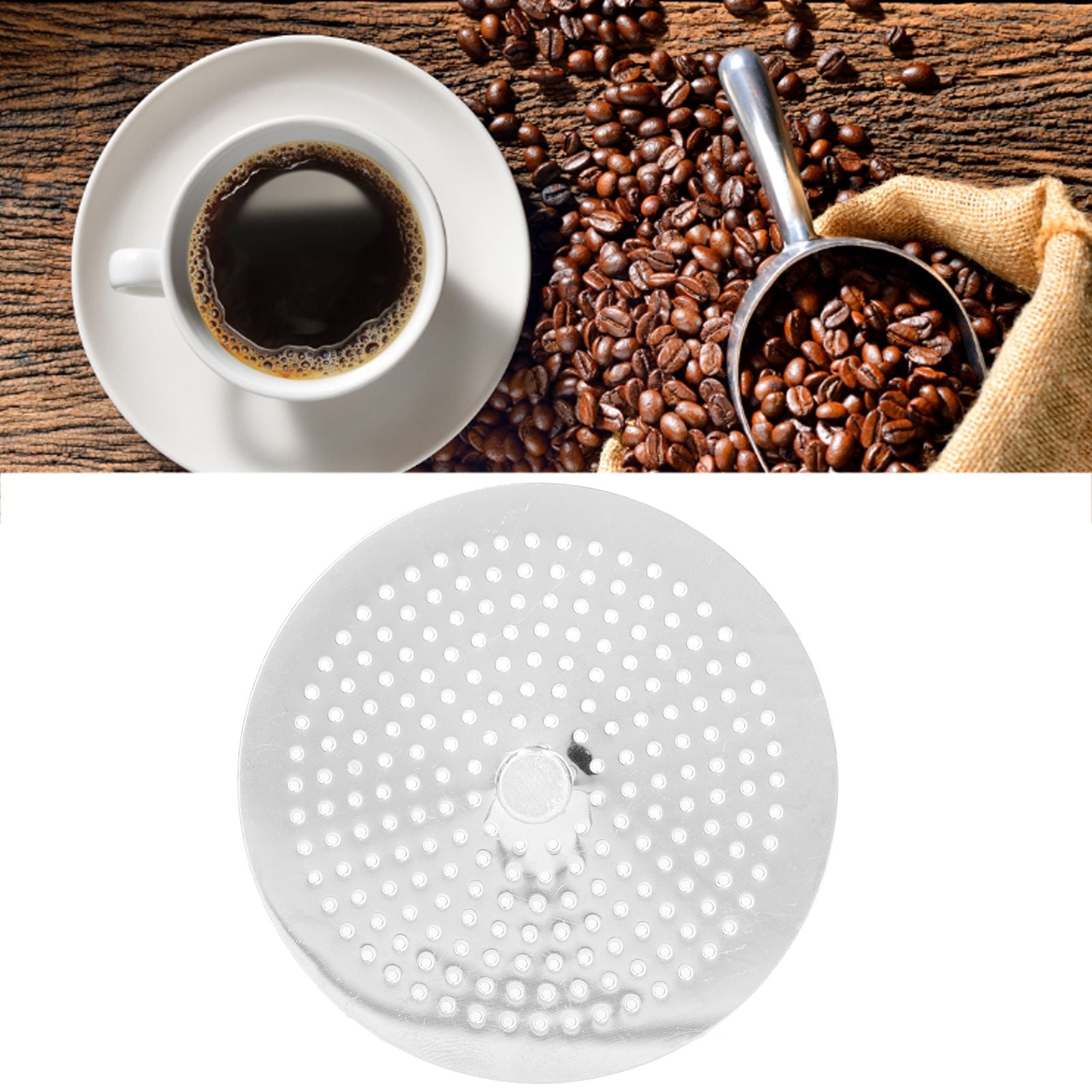 2pcs Coffee Press Replacement Filter Professional Coffee Press Replacement Filter Screen for Coffee House V1294-YM0523-3113220025813