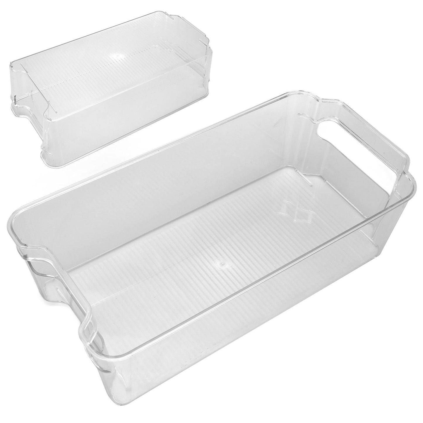 Refrigerator Storage Container PET Large Capacity Visual Design Safe Harmless Food Storage BoxSmall V1294-YM0523-3113220026811