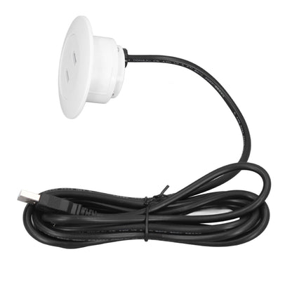 Sofa USB Charging Socket Flush Mount Installation Dual USB Charging Ports Socket for Home UseWhite V1294-YM0523-3113220029812