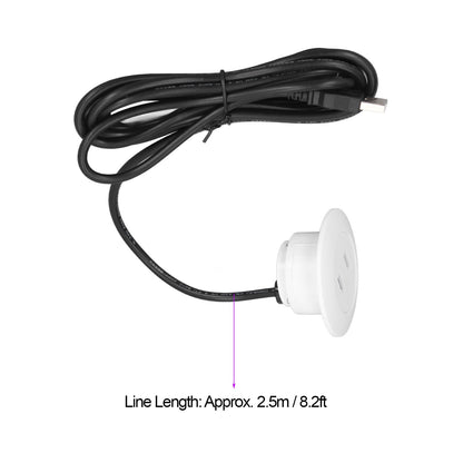 Sofa USB Charging Socket Flush Mount Installation Dual USB Charging Ports Socket for Home UseWhite V1294-YM0523-3113220029812