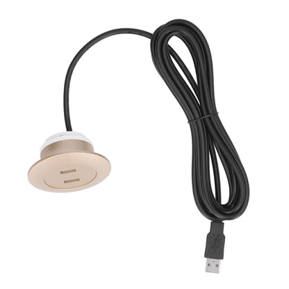 Sofa USB Charging Socket Flush Mount Installation Dual USB Charging Ports Socket for Home UseGold V1294-YM0523-3113220029813