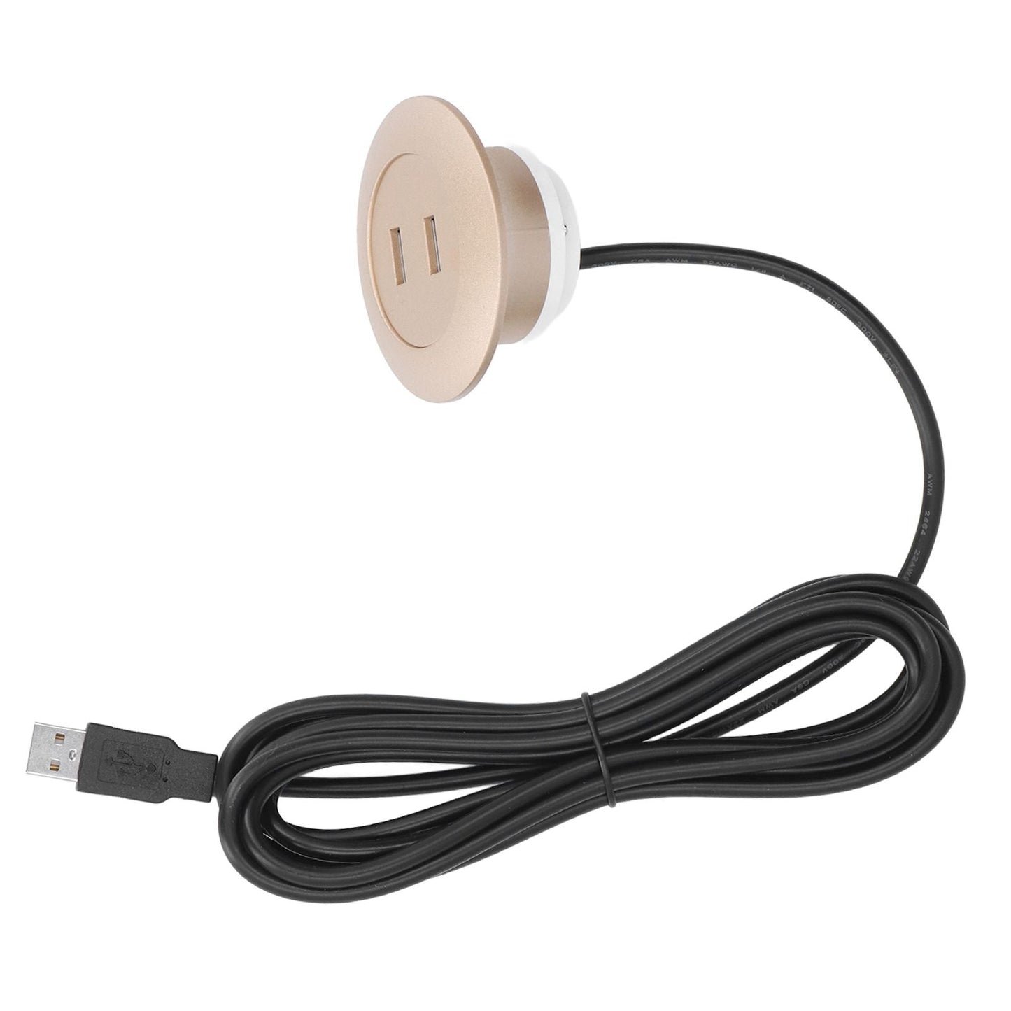 Sofa USB Charging Socket Flush Mount Installation Dual USB Charging Ports Socket for Home UseGold V1294-YM0523-3113220029813