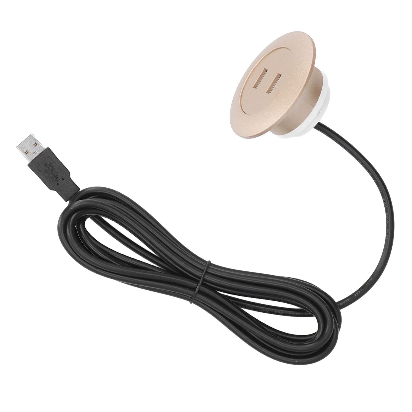 Sofa USB Charging Socket Flush Mount Installation Dual USB Charging Ports Socket for Home UseGold V1294-YM0523-3113220029813