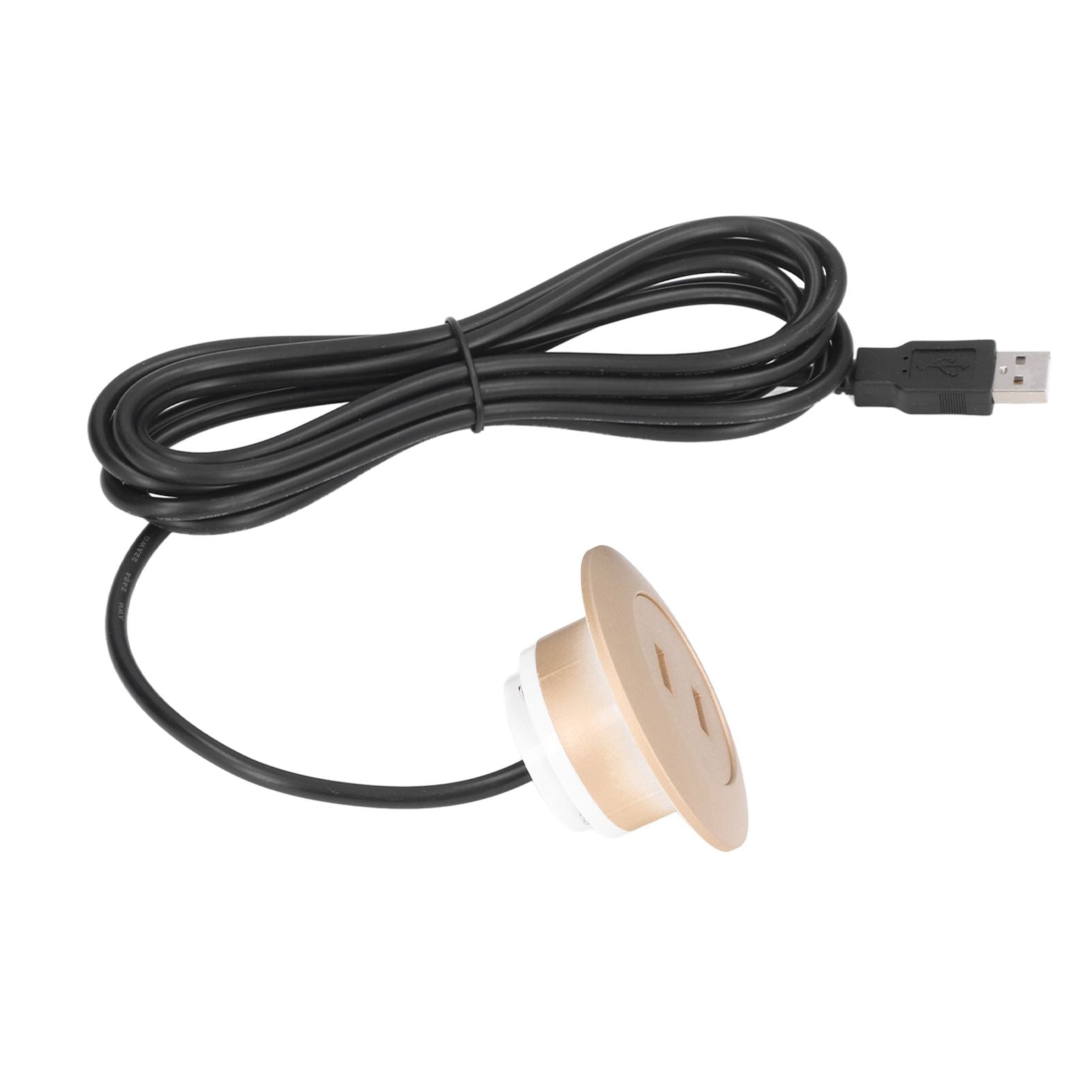 Sofa USB Charging Socket Flush Mount Installation Dual USB Charging Ports Socket for Home UseGold V1294-YM0523-3113220029813