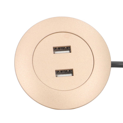 Sofa USB Charging Socket Flush Mount Installation Dual USB Charging Ports Socket for Home UseGold V1294-YM0523-3113220029813