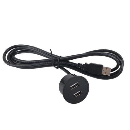 2 USB Charging Socket with 1.5m Cable Embedded Installation 5V 1A Multipurpose for Mobile Phone Cameras V1294-YM0523-3113220029911