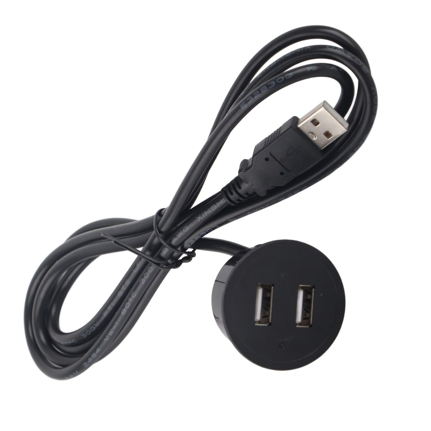 2 USB Charging Socket with 1.5m Cable Embedded Installation 5V 1A Multipurpose for Mobile Phone Cameras V1294-YM0523-3113220029911