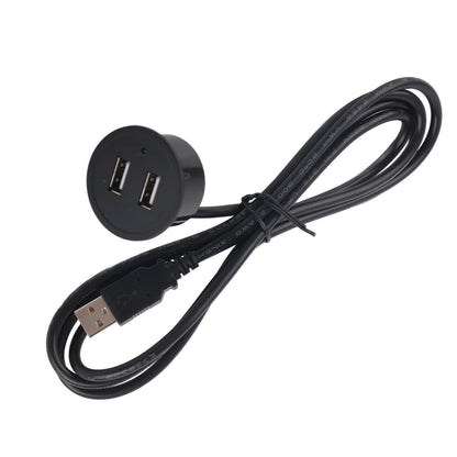 2 USB Charging Socket with 1.5m Cable Embedded Installation 5V 1A Multipurpose for Mobile Phone Cameras V1294-YM0523-3113220029911