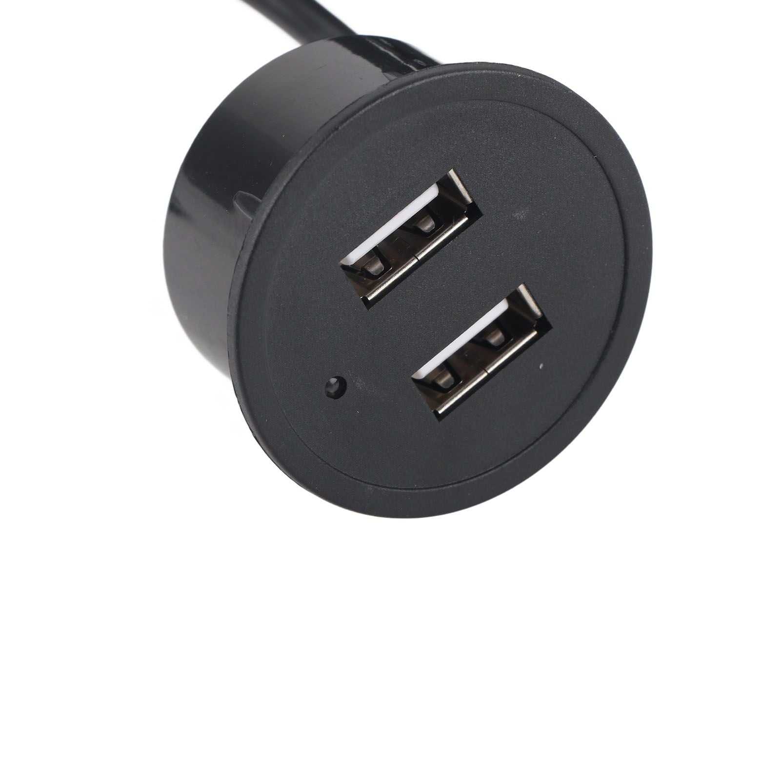 2 USB Charging Socket with 1.5m Cable Embedded Installation 5V 1A Multipurpose for Mobile Phone Cameras V1294-YM0523-3113220029911