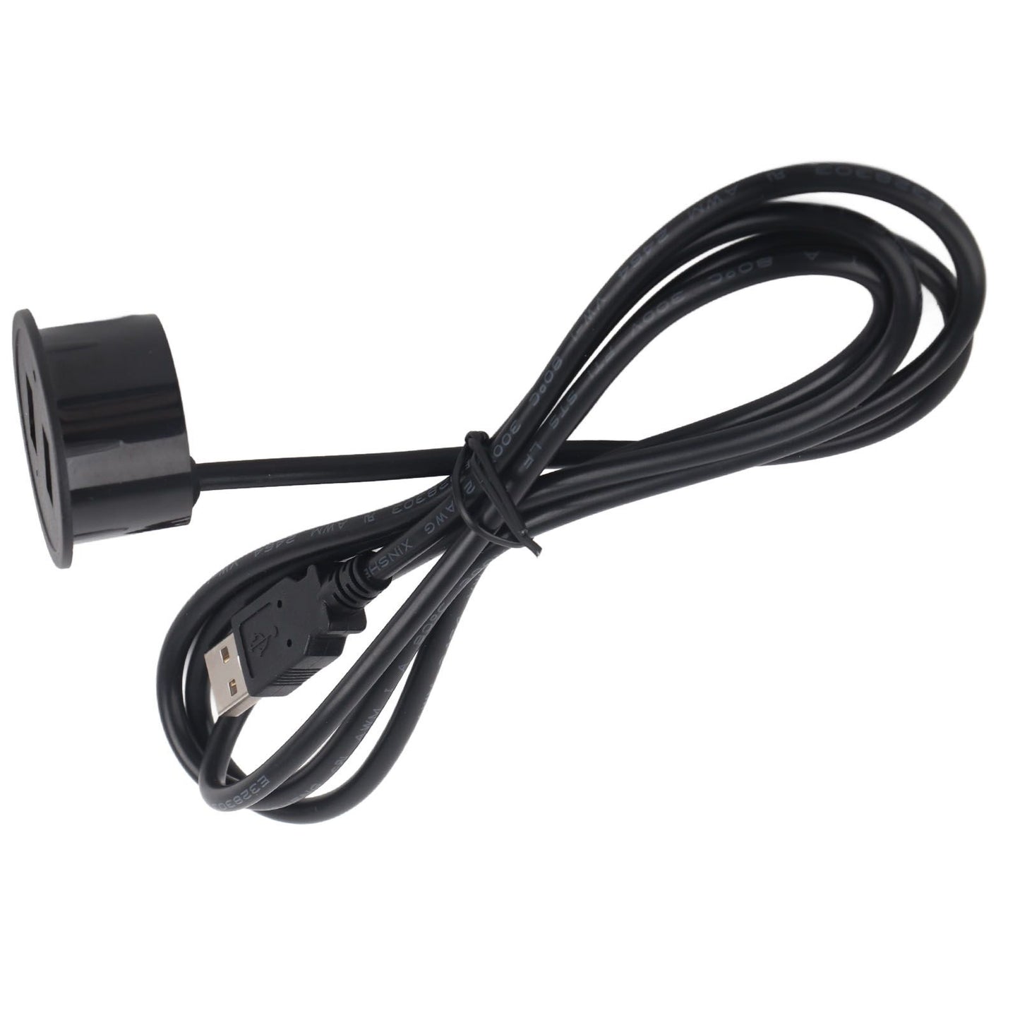2 USB Charging Socket with 1.5m Cable Embedded Installation 5V 1A Multipurpose for Mobile Phone Cameras V1294-YM0523-3113220029911