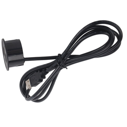 2 USB Charging Socket with 1.5m Cable Embedded Installation 5V 1A Multipurpose for Mobile Phone Cameras V1294-YM0523-3113220029911
