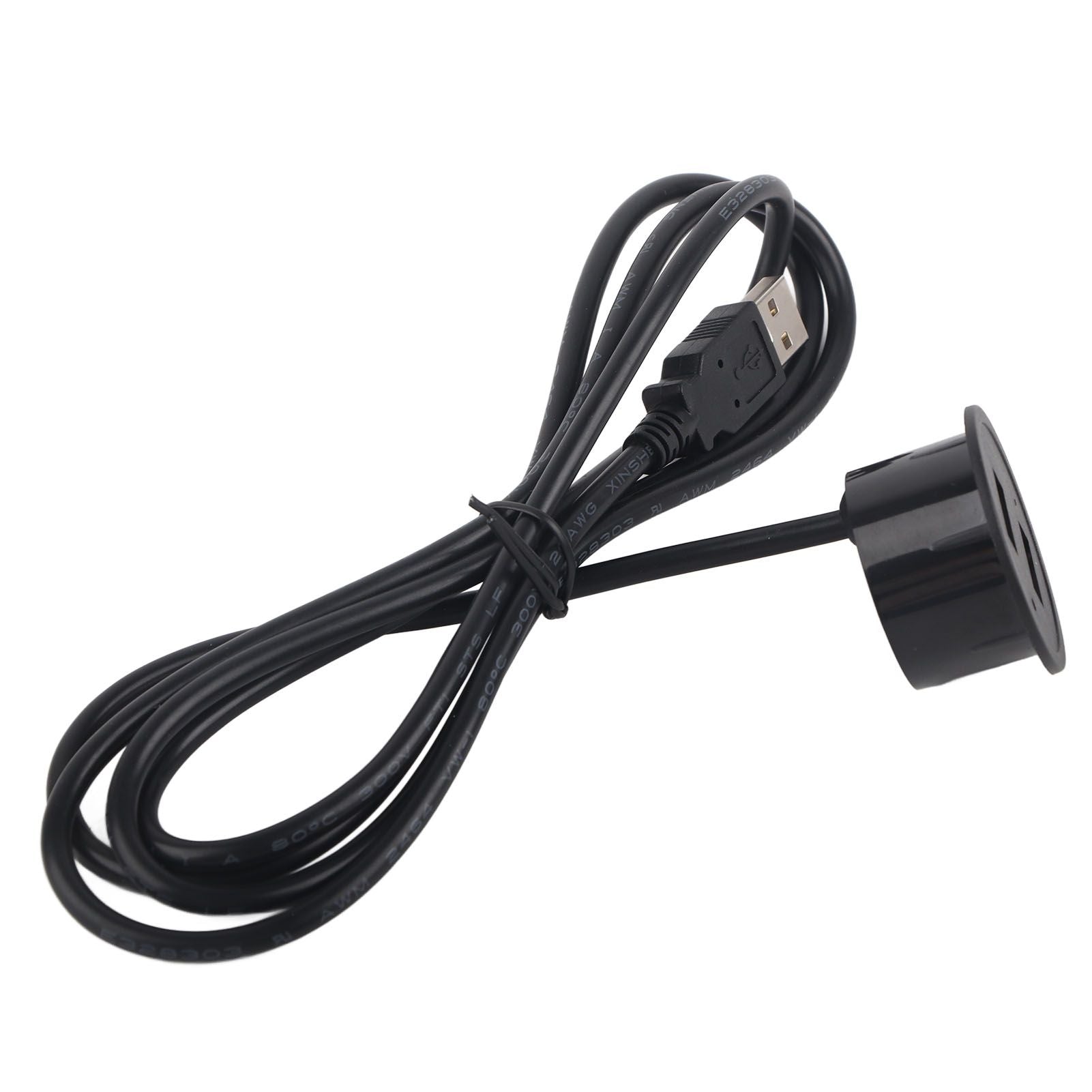 2 USB Charging Socket with 1.5m Cable Embedded Installation 5V 1A Multipurpose for Mobile Phone Cameras V1294-YM0523-3113220029911