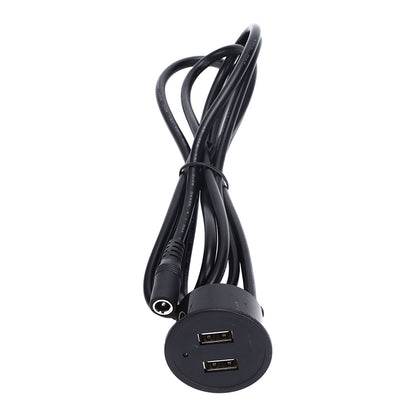 2 USB Charging Socket with 1.5m Cable Embedded Installation 5V 1A Multipurpose for Mobile Phone Cameras V1294-YM0523-3113220029912