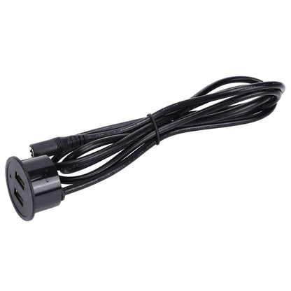 2 USB Charging Socket with 1.5m Cable Embedded Installation 5V 1A Multipurpose for Mobile Phone Cameras V1294-YM0523-3113220029912