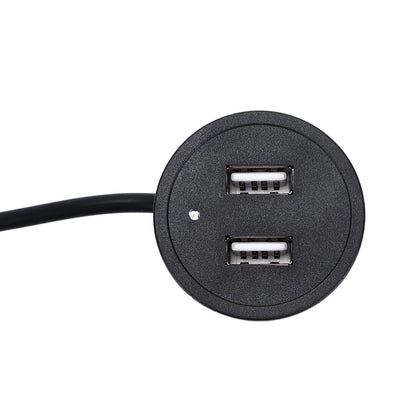 2 USB Charging Socket with 1.5m Cable Embedded Installation 5V 1A Multipurpose for Mobile Phone Cameras V1294-YM0523-3113220029912