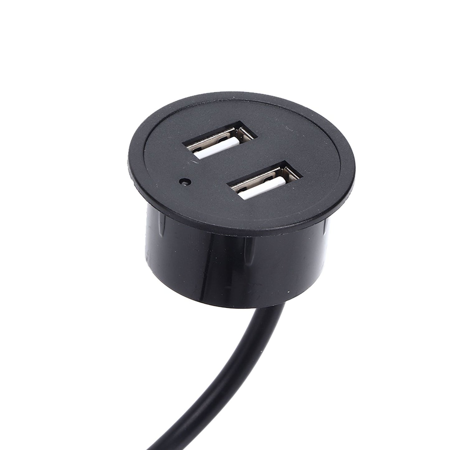 2 USB Charging Socket with 1.5m Cable Embedded Installation 5V 1A Multipurpose for Mobile Phone Cameras V1294-YM0523-3113220029912