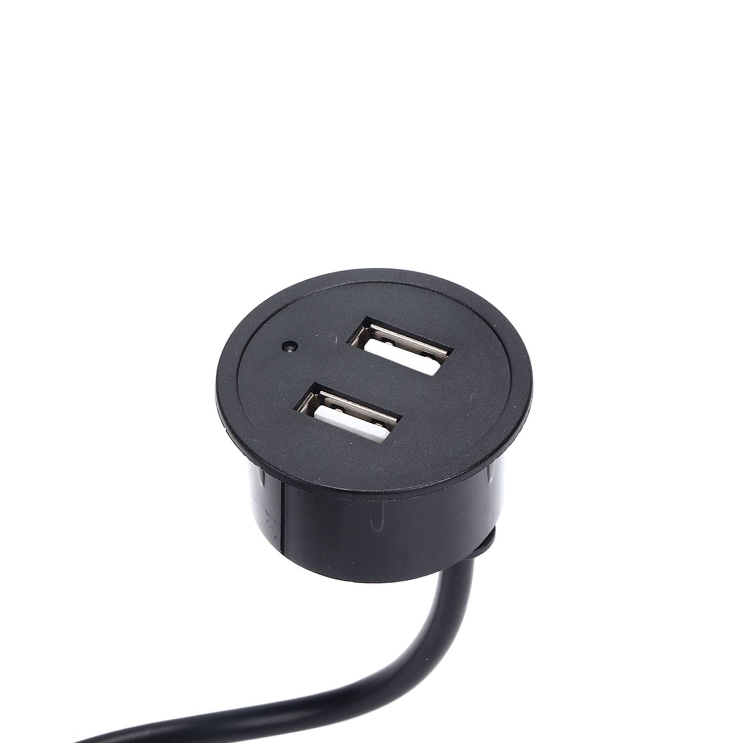 2 USB Charging Socket with 1.5m Cable Embedded Installation 5V 1A Multipurpose for Mobile Phone Cameras V1294-YM0523-3113220029912