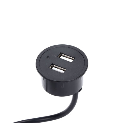 2 USB Charging Socket with 1.5m Cable Embedded Installation 5V 1A Multipurpose for Mobile Phone Cameras V1294-YM0523-3113220029912