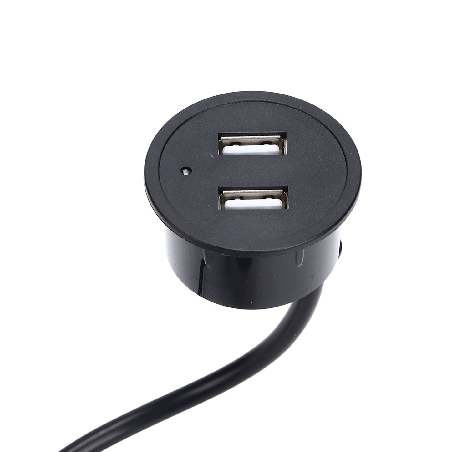2 USB Charging Socket with 1.5m Cable Embedded Installation 5V 1A Multipurpose for Mobile Phone Cameras V1294-YM0523-3113220029912