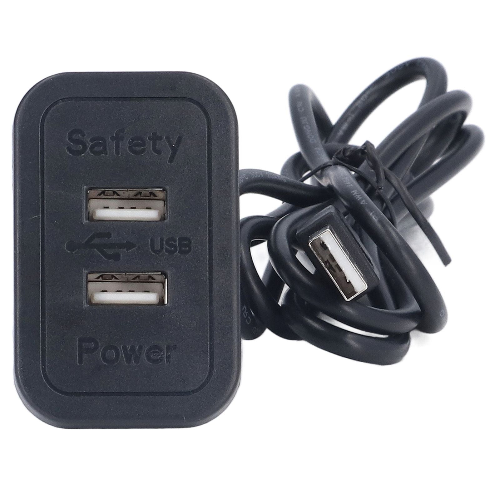 Double USB Charge Station 5V Sofa Recessed USB Power Hub Wiring Board Power Outlet Socket for Household V1294-YM0523-3113220030311