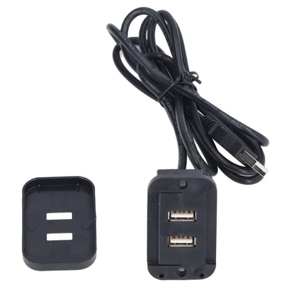 Double USB Charge Station 5V Sofa Recessed USB Power Hub Wiring Board Power Outlet Socket for Household V1294-YM0523-3113220030311