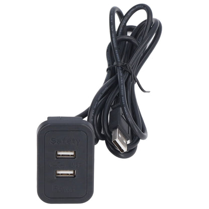 Double USB Charge Station 5V Sofa Recessed USB Power Hub Wiring Board Power Outlet Socket for Household V1294-YM0523-3113220030311