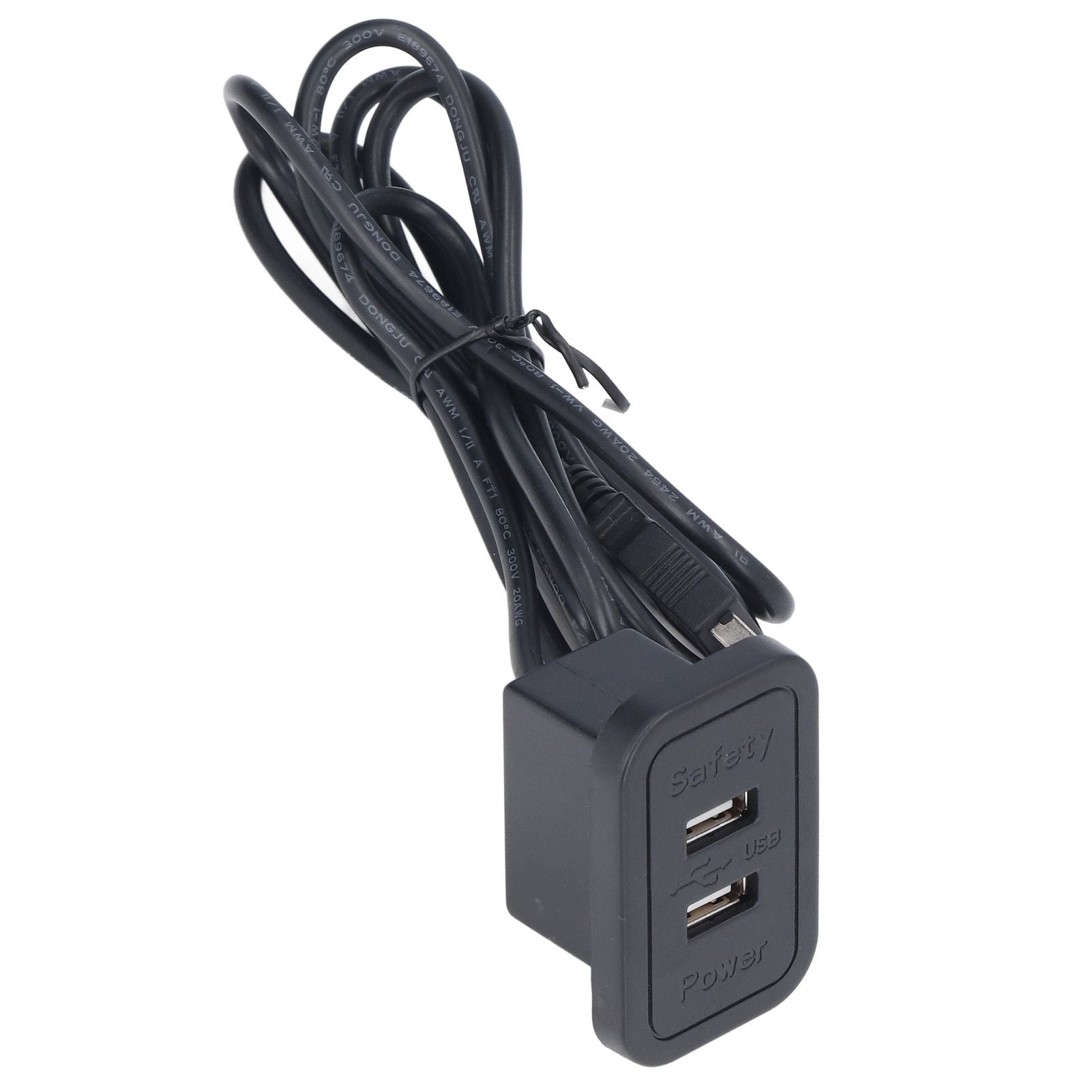 Double USB Charge Station 5V Sofa Recessed USB Power Hub Wiring Board Power Outlet Socket for Household V1294-YM0523-3113220030311