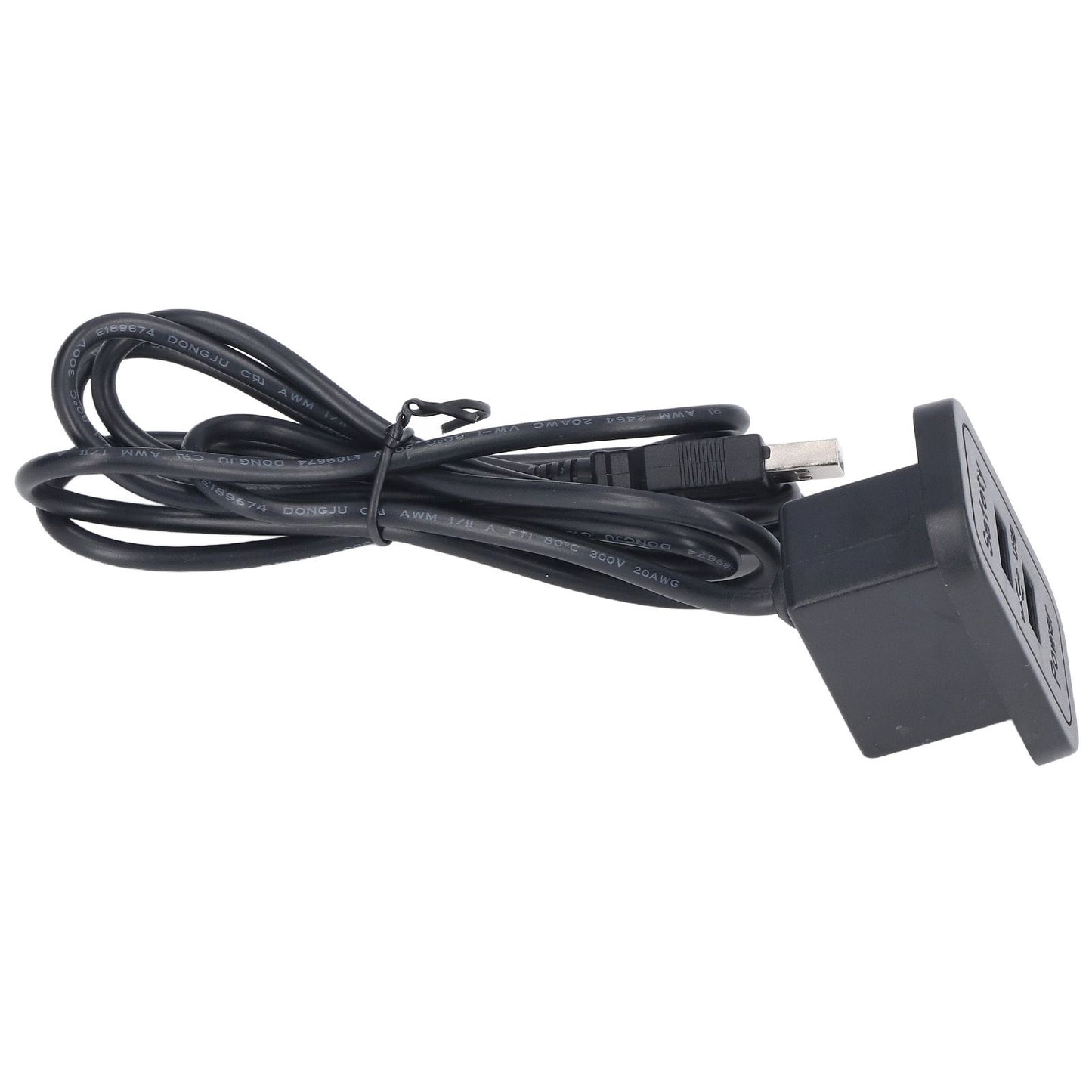 Double USB Charge Station 5V Sofa Recessed USB Power Hub Wiring Board Power Outlet Socket for Household V1294-YM0523-3113220030311
