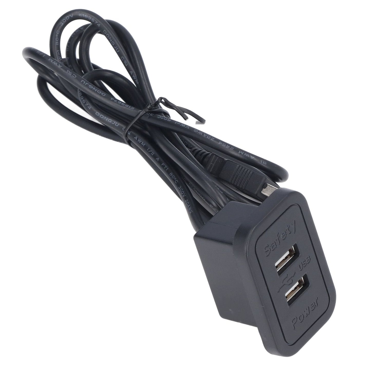 Double USB Charge Station 5V Sofa Recessed USB Power Hub Wiring Board Power Outlet Socket for Household V1294-YM0523-3113220030311